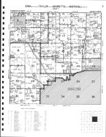 Code 7 - Iowa Township - SE, Taylor Township - S, Marietta Township - E, Marshall Township - N, Albion, Marshall County 1981